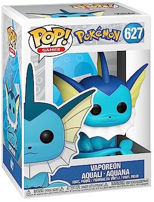 Funko Pop! Games: Pokemon - Vaporeon - Aquana - Vinyl-Sammelfigur - Geschenkidee - Offizielle Handelswaren - Spielzeug Für Kinder und Erwachsene - Video Games Fans - Modellfigur Für Sammler