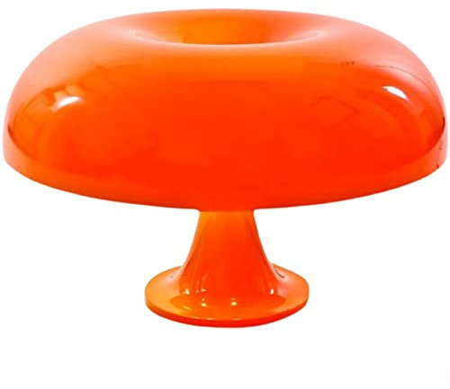 Spotaxe Lampe champignon orange, lampes de chevet à LED, durables, sûres et respectueuses l'environnement, pour la décoration intérieure, l'étude, vie, chambre, le cadeau, ampoule chaude incluse