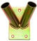 DOJA Barcelona | Soporte para Bandera | Soporte Bandera Exterior Resistente de 2 Agujeros | Soporte Mastil Bandera Grande | Soporte Banderas, Soporte Bandera Pared, Soporte Poste Bandera Exterior