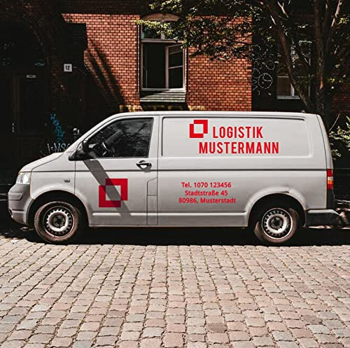 Autoaufkleber selbst gestalten - Quadratisch - Eigenes Motiv als Aufkleber gestalten - vielseitig einsetzbar