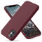 OitiYaa Silicone Case Compatible with iPhone 11 Case 6.1 Inch, Soft Ultra Slim Protective Shockproof Liquid Silicone Phone Case with Anti-Scratch Microfiber Lining,Plum