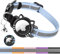 AgoumLux Airtag Katzenhalsband, GPS Tracker Katze Halsband für Apple Air Tag, Reflektierend Katzenhalsband mit Sicherheitsschnalle, Katzenhalsband, Blau, XS(17.5-23 cm)