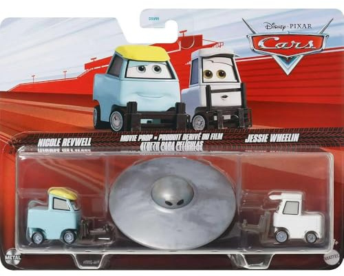 Cars Disney Pixar Pack 2 Metallautos 1:55 – Nicole Reywell & Movie Prop & Jessie Wheelin