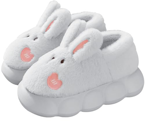 Chanpning Damen Hausschuhe Warm Slippers Bequeme Pantoffeln Memory Schaum Bequemer Memory Foam Hausschuh Warmer Plüsch Outdoor Indoor Anti-Rutsch Slip on Schuhe