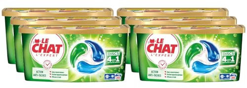 LE CHAT L'Expert - Discs 4en1 - Lot de 6 boîtes de 38 capsules (228 capsules)