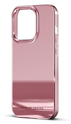 IDEAL OF SWEDEN Spiegel iPhone 16 Pro Max Hülle - Rose Pink Mirror Design, Dünnes & Leichtes Case, Stoßfest & Stylisch Und Langlebig Für Optimalen Schutz Im Alltag