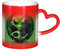 Grüne Alien-Kaffeetasse mit Farbwechsel, magische Tasse aus Keramik als Geschenk