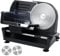 Rebongki Meat Slicer Machine for Home, 200W Bread Slicer with 2 * 19cm Stainless Steel Blades, 0-20mm Adjustable Thickness, Non-Slip Electric Slicers for Meat, Cheese, Bread, Deli