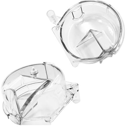 2PCS Clear Grinder Covers Kitchen Appliance Part Office Coffee Solution Portable Coffee Grinder Lid for Grinding Result