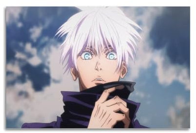 GBHEVEWV Gojo Satoru Anime-Poster, dekoratives Gemälde, Leinwand, Wandposter und Kunstdruck, moderne Familienschlafzimmer-Dekoration, Poster, 30 x 45 cm