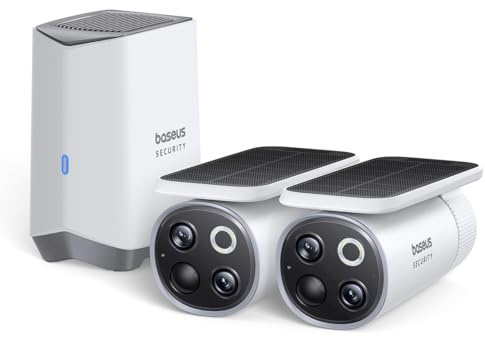 Baseus S1 Pro 3K Dual Outdoor Kamera (Weiß)