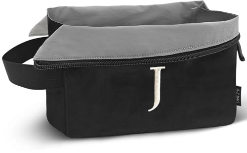 A-Z BAG Kulturbeutel Damen Leicht mit Buchstabe - Reise Waschtasche, D | Personalisierte Waschtasche mit Buchstabe, Leicht und Wasserfest für Koffer und Urlaub, Kulturbeutel Herren und Damen