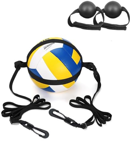 Bestevery Volleyball Fußball Trainingsgeräte, Volleyball Trainingsgeräte, Spike Trainer, Trainingshilfe, Mit EIN Paar Handförmige Bälle, Für Profisportler Und Anfänger Zum Üben Usw