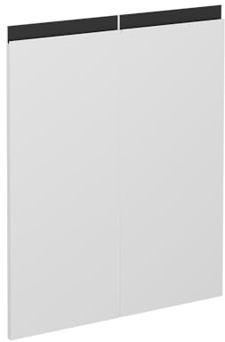 Vicco Küchenfront R-Line, Weiß, 59.2 x 71.3 cm Möbelfront für den Unterschrank, passend für R-Line Küchenschränke zur einfachen Montage