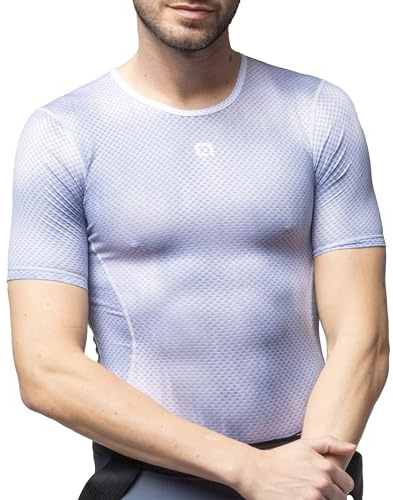 Alé Cycling Herren Intimo Argon Short Sleeve Baselayer, Grau, M/L
