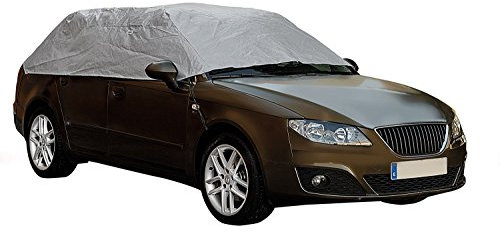 MP Essentials Sumex Waterproof & Breathable Weather & Frost Protection Car Half Top Cover (Large - (292 x 147 x 51cm))