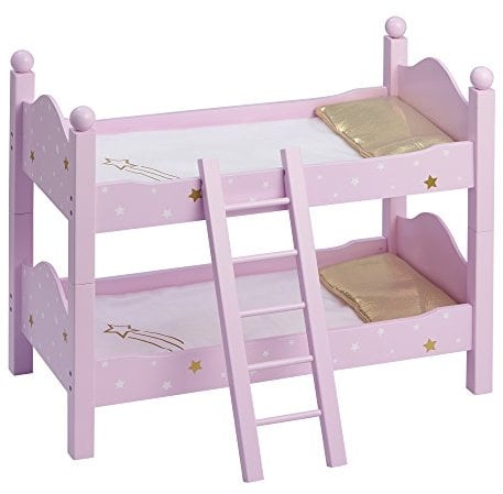 Etagenbett Puppenbett aus Holz Puppenzubehör Puppen-Möbel Olivias WorldTD-0095AP