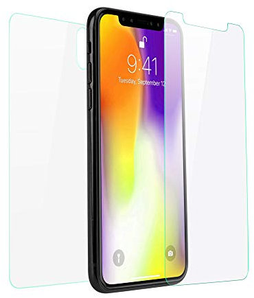 Phone Star Panzerfolie Screenprotector passend für iPhone XS, iPhone X [Front & Back] Glasfolie Vorne Hinten 9H Displayschutz