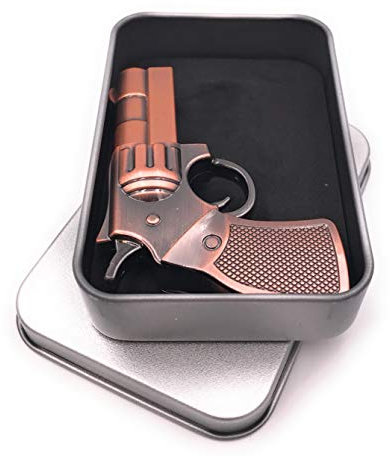 Onwomania Pistole Revolver Waffe Schusswaffe Bronze USB Stick in Alu Geschenkbox 8 GB USB 2.0