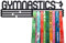 United Medals Gymnastics Medaillenhalter Gymnastik für 48 Medaillen Aufbewahrung - Turnerin Geschenk - Medal Holder Hanger Display Rack - Schwarz