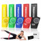 PROIRON Fitnessbänder Widerstandsbänder Anti-Rutsch Fitnessband Gymnastikband aus Naturlatex für Muskelaufbau Pilates Yoga Gymnastik usw 5er Set Latex Loop Bänder Set 5-Stärken