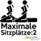 Decus Maximale Sitzplätze: 2 L 2626 // Sticker OEM JDM Style Aufkleber (weiß)
