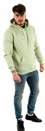 Sweat à Capuche Signature Vert d'eau S