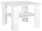KOMTO Couchtisch Weiß Vienna - Wohnzimmertisch Modern Couchtisch Holz Beistelltisch 60x60 Coffee Table Tisch Wohnzimmer Sofatisch Stubentisch
