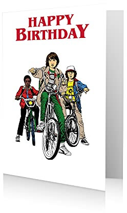 Offizielle Geburtstagskarte von Stranger Things.