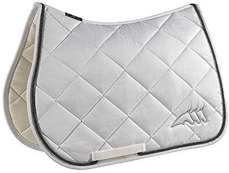 Equiline Schabracke mit Stickung ELIAE weiß, Eq20_FS_Gr.:DNX