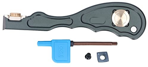 EVTSCAN Wood Carbide Insert Scraper Mini Glue Remover Aluminum Alloy Handle Woodworking Deburring Tools