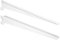 PRIOstahl Regalträger für Wandschienen Regalhalterungen Regalwinkel Regalsystem Regalhalterung - 1 Trägerpaar (2 Stück) 330 mm Farbe: Weiß für Schienen Regalboden Regal Wand Massiv aus Stahl