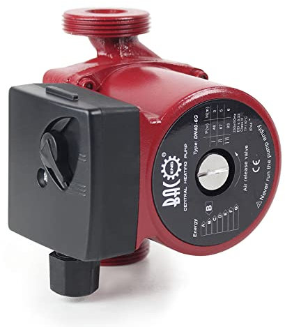 BACOENG Pompa di Circolatore Riscaldamento RS 25/6-130 Pompa di Ricircolo Acqua Calda Sanitaria 230V/50 Hz