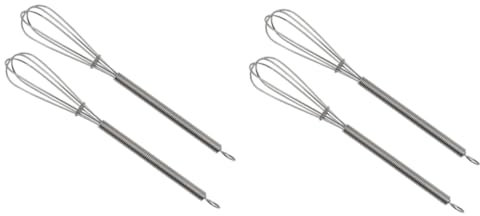 4 Stück Haarfärbemittel haar tönungen hair dye Salon-Mixer-Tool Mixer für Haarcreme Schneebesen Salon-Handmixer Werkzeuge zum Mischen von Haarfarben Mini Rührgerät Haarfärbestift