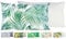 JACK Outdoor Lounge Kissen 30x50cm Motiv Dekokissen inkl. Füllung Wasserfest Sitzkissen Garten Stuhl, Farbe:Palmenblätter
