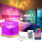 URAQT Sternenhimmel Projektor,30 Beleuchtungsmodi 16 Farben LED Nachtlicht Dimming Kristall Type C 1200 mAh Nachtlichtlampe mit Touch Steuerung Fernbedienung Wellenlampe APP Betriebssteuerung