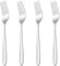 Stainless Steel Forks Set of 4, 18cm, Dishwasher Safe Forks, Lightweight Suitable for Dinners, Lunches, Cakes and Desserts (Stainless Steel Dessert Forks)
