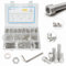 WZHUIDA 1080 Stück M3 Schrauben Set, 6mm-50mm, Edelstahl Sechskopf-Knopf Zylinderkopfschrauben mit Innensechskant Schrauben Muttern Unterlegscheiben Sortiment Set mit Schraubenschlüsseln