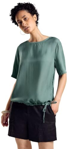 Street One Damen T-Shirt mit Tunnelzug