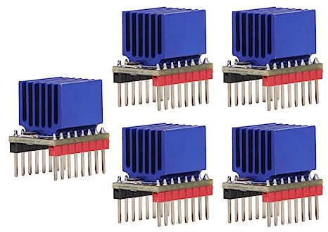 ZAWELIYO stepper treiber, Ultra-leises Schrittmotor-Treibermodul V2.0, Leistungsstark mit Besserer Wärmeableitung, Perfekter Ersatz für TMC2208, Exquisites Design für MKS-Boards
