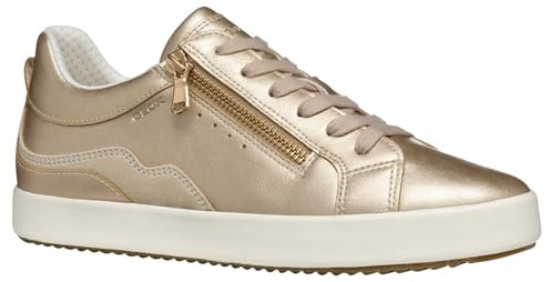 Geox D BLOMIEE J, Zapatillas Mujer, Lt Gold/Lt Taupe, 39 EU