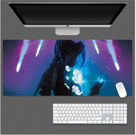 Tapis De Souris Gamer Tapis De Souris De Jeu For Ordinateur Portable - Tapis De Bureau Animé - Tapis De Souris Animé - Tapis De Souris De Jeu - Clavier PC Étendu - Étanche Et Antidérapant(D,800x300mm)