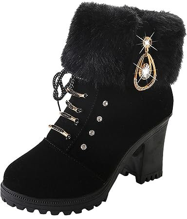 Stivali Dopo Sci Donna da Neve Stivali Donna Alti Fino al Ginocchio Texani Beige Stivali Biker Donna Stivali Biker Donna Stivali di Gomma Stivaletto Bambina Stivaletti Donna con Tacco