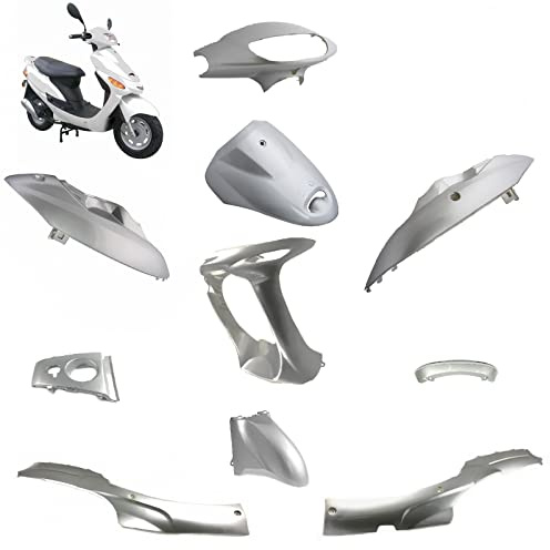 VERKLEIDUNG SET KOMPLETT in SILBER für BAOTIAN QT-9 SUKIDA MKS ECOBIKE JINLUN QT-5 REX RS MOTINO BENERO SPEEDY ECO-RUNNER CHINA ROLLER 50 GY6
