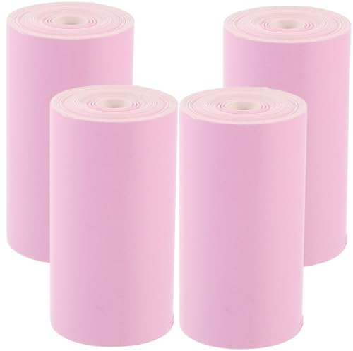 Lurrose 4rollen Thermopapier Bedruckbare Papierrollen Glattes Und Flaches Papier Für Klaren Druck Verschleißfest Und Langlebig Für Verschiedene Anwendungen