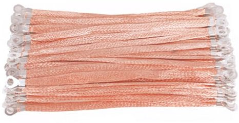 LUMoony Universal Automotive Geflochtenes Kupfer Masseband 20 Stück 250mm Kupfergeflochtenes Erdungsband Batteriekabel Erdungsband für die Erdung von Kabelrinnen und Verteilerkästen Verwendet
