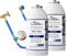 Kit de inicio EasyKlima® 3 en 1 con 2 refrigerantes R1234yf y manguera con manómetro. Rellena y repara tú mismo los sistemas de aire acondicionado de coches fabricados a partir de 2017.