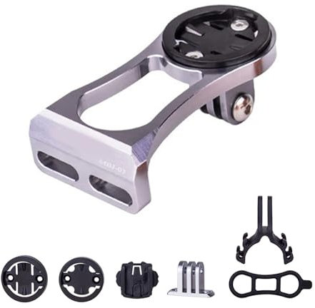 Mirweon Fahrradlenkerhalterung aus Aluminiumlegierung, für Computer, Fahrrad, Rennrad, Kamera, Licht und Stoppuhr
