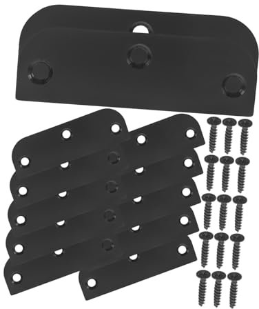 NUOBESTY Door Hole Filler Plate for Cabinet Hinges Metal Stainless Steel Repair Plate