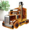 Caraffe per alcool, bottiglia da whiskey stile camion, 375 ml, con tappo per casa, bar, feste
